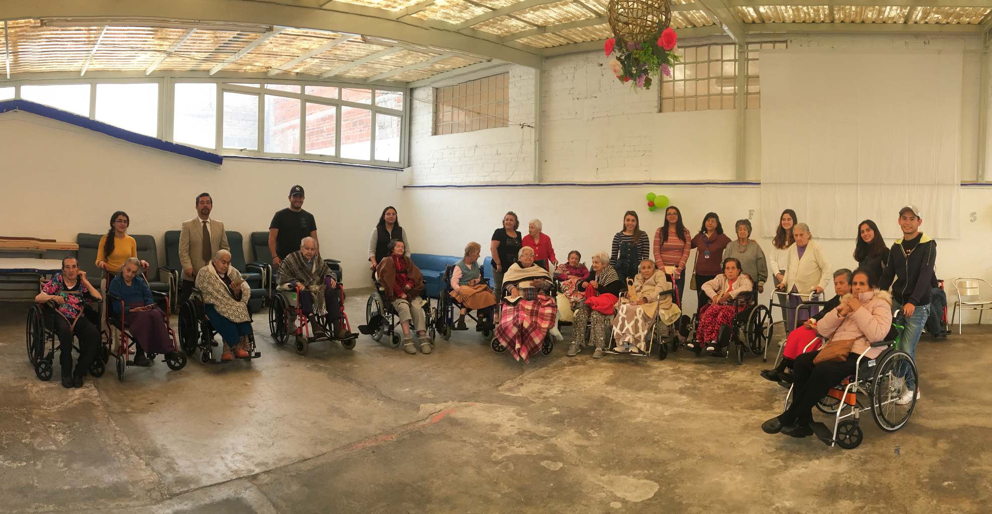 Actividad con adultos mayores